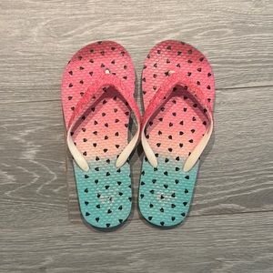 Girls Justice Flip Flops size 13/1